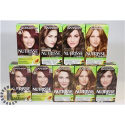 LOT OF ASSORTED GARNIER HAIR DYE
