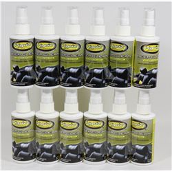 LOT OF 12 HYDZ DEEP CLEAN LEATHER SPRAY CLEANER