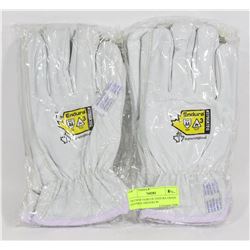 TWO NEW PAIRS OF ENDURA GRAIN GOATSKIN DRIVERS W/