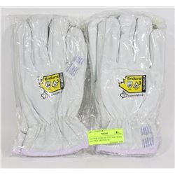 TWO NEW PAIRS OF ENDURA GRAIN GOATSKIN DRIVERS W/