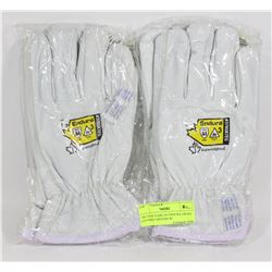 TWO NEW PAIRS OF ENDURA GRAIN GOATSKIN DRIVERS W/