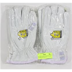 TWO NEW PAIRS OF ENDURA GRAIN GOATSKIN DRIVERS W/