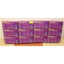 LOT OF 12 SMALL RONCO NITRILE EXAMINATION GLOVES