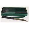 Image 1 : BOX OF 12 JA HENCKELS STEAK KNIVES.