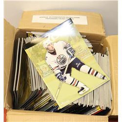 BOX OF APPROX 85 EDMONTON OILERS GAME PROGRAMS