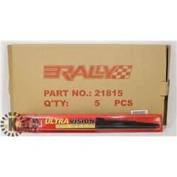 BOX OF NEW 15" ULTRA VISION WIPER BLADES