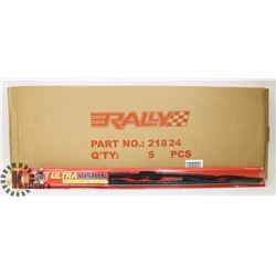 PACK OF 5 NEW 24" ULTRA VISION WIPER BLADES