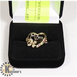 NEW GOLD PLATED RING SZ 7