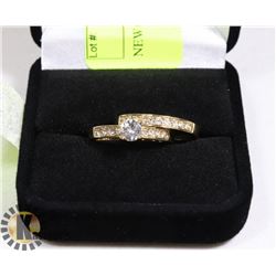 NEW GOLD PLATED RING SZ 7