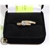 Image 1 : NEW GOLD PLATED RING SZ 7