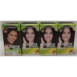 LOT OF 4 GARNIER NUTRISSE CREAM HAIR DIE