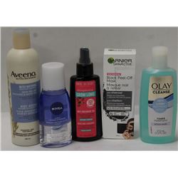 BAG OF ASSORTED BEAUTY PRODUCTS