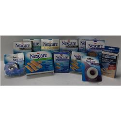 BAG OF ASSORTED FIRST AID ITEMS