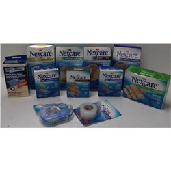 BAG OF ASSORTED FIRST AID ITEMS