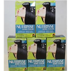 LOT OF 5 GARNIER NUTRISSE ULTRA COLOR