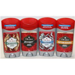 BAG OF 4 ASSORTED OLD SPICE DEODORANT