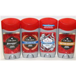 BAG OF 4 ASSORTED OLD SPICE DEODORANT