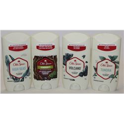 BAG OF 4 ASSORTED OLD SPICE ANTI-PERSPIRANT &