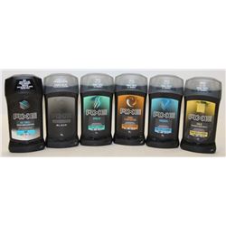 BAG OF 6 ASSORTED AXE ANTI-PERSPIRANT &