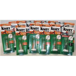 BAG OF14 ASSORTED KRAZY GLUE PRODUCTS