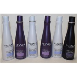 1 BAG OF NEXXUS, 3 SHAMPOO & 3 CONDITIONER