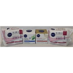 BAG OF 4 NIVEA PRODUCTS