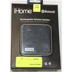 IHOME RECHARGEABLE WIRELESS SPEAKER