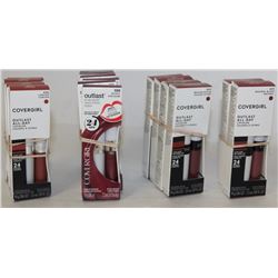 BAG OF ASSORTED COVERGIRL OUTLAST LIP COLOR