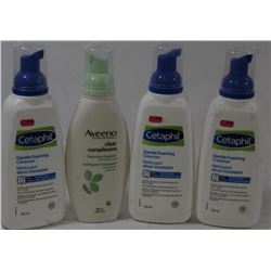 BAG OF 4 ASSORTED GENTLE FOAMING CLEANSERS