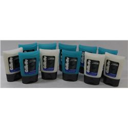 BAG OF 11 GILLETTE AFTER SHAVE LOTIONS & GELS