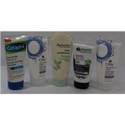 BAG OF ASSORTED DEEP CLEANSERS, CREAM CLEANSERS, &