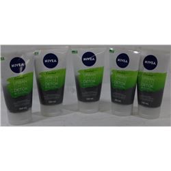 BAG OF 5 NIVEA URBAN SKIN DETOX, 150 ML