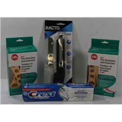 BAG OF MISCELLANEOUS HOUSEHOLD / BEAUTY ITEMS