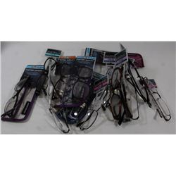 BAG OF ASSORTED READING GLASSES