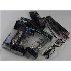 BAG OF ASSORTED READING GLASSES