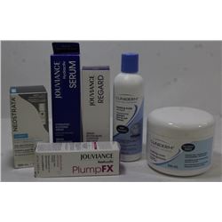 BAG OF ASSORTED ANTI-AGING CREAMS