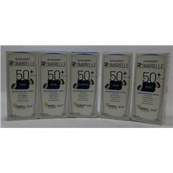 BAG OF 5 GARNIER SPF 50+ SPF KIDS LOTION