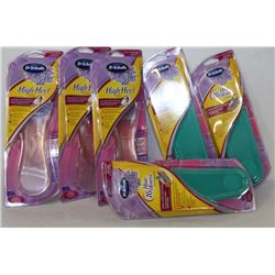 BAG OF 6 WOMENS INSOLES, SIZE 6-10