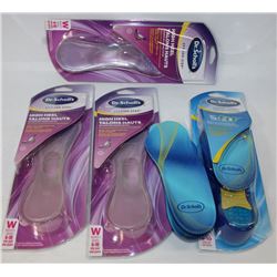 BAG OF 5 WOMENS INSOLES, SIZE 6-10