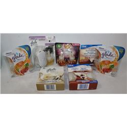 BAG OF 1 GLADE PLUG IN & 6 REFILLS