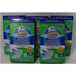 BAG OF 5 PACKS (OF 12) SCRUBBING BUBBLES
