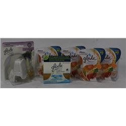 BAG OF 1 GLADE PLUG IN & 5 REFILLS