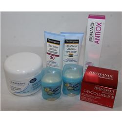BAG OF ANTI-AGING CREAMS & LOTIONS