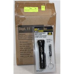CASE OF 6 NEW 6LED WITH LASER FLASHLIGHTS