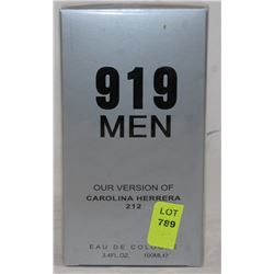 LOVALI 919 MEN EAU DE COLOGNE 100ML