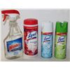 Image 1 : BAG OF 4 ASSORTED LYSOL &  WINDEX PRODUCTS