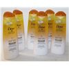 Image 1 : BAG OF 6 BOTTLES OF DOVE PURE CARE SHAMPOO 355 ML