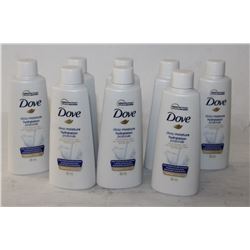 BAG OF 8 MINI DOVE SHAMPOO & CONDITIONER, 50 ML