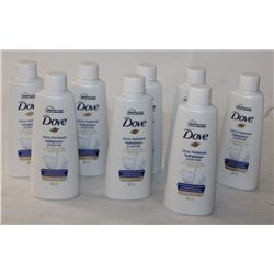 BAG OF 8 MINI DOVE BODY WASH 88 ML