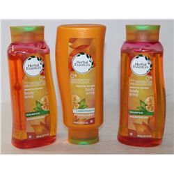 BAG OF 3 ASSORTED SHAMPOOS & CONDITIONERS